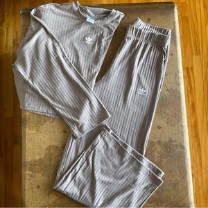 Adidas Ribbed Lounge Set